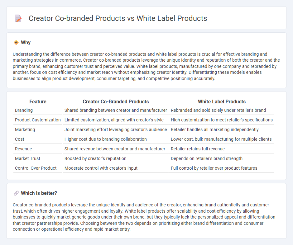 Creator Co-Branded Products vs White Label Products in Commerce