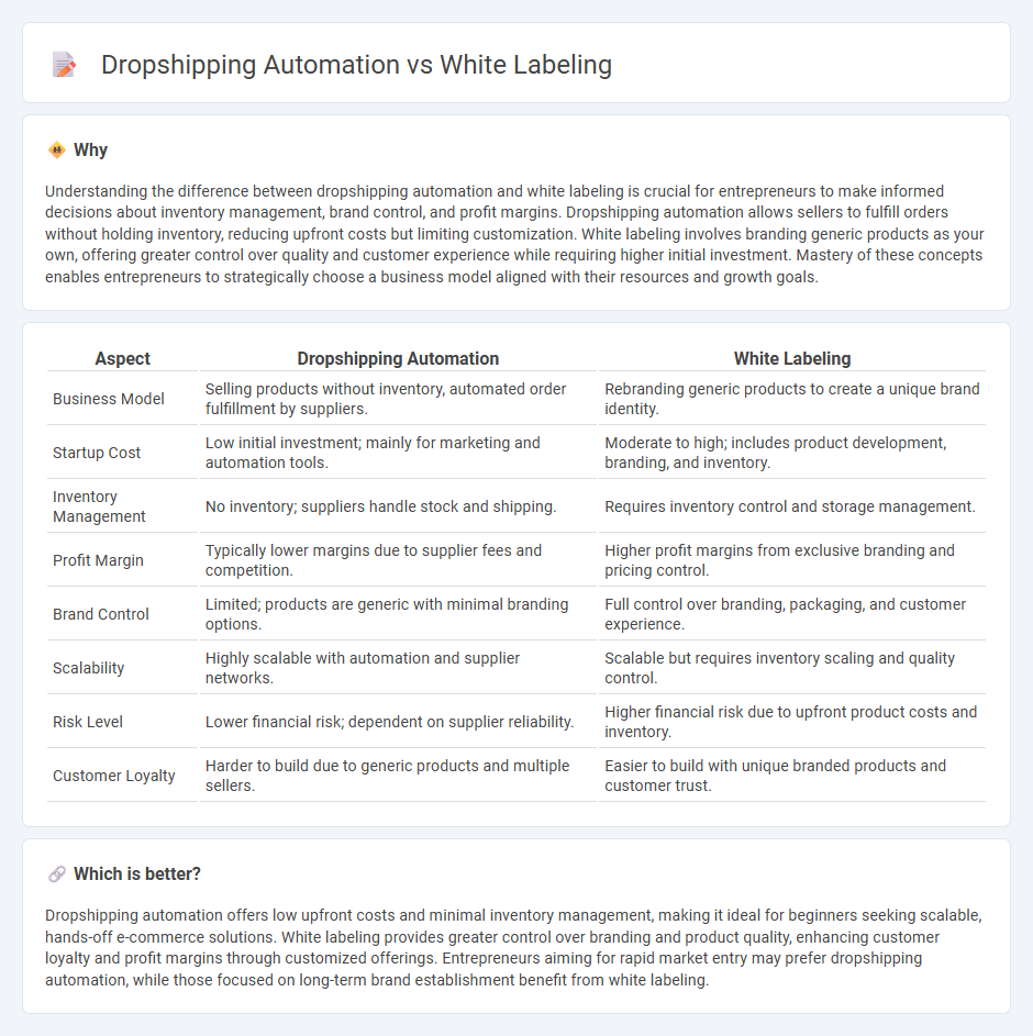 Dropshipping Automation vs White Labeling in Entrepreneurship