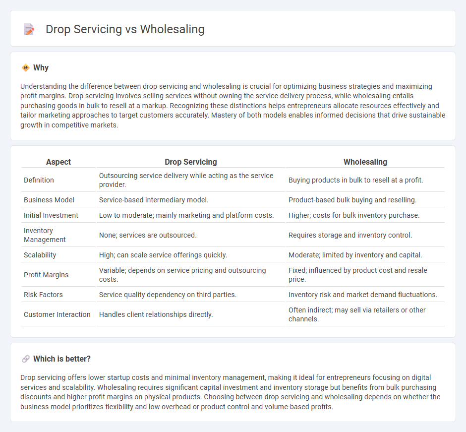 Drop Servicing vs Wholesaling in Commerce