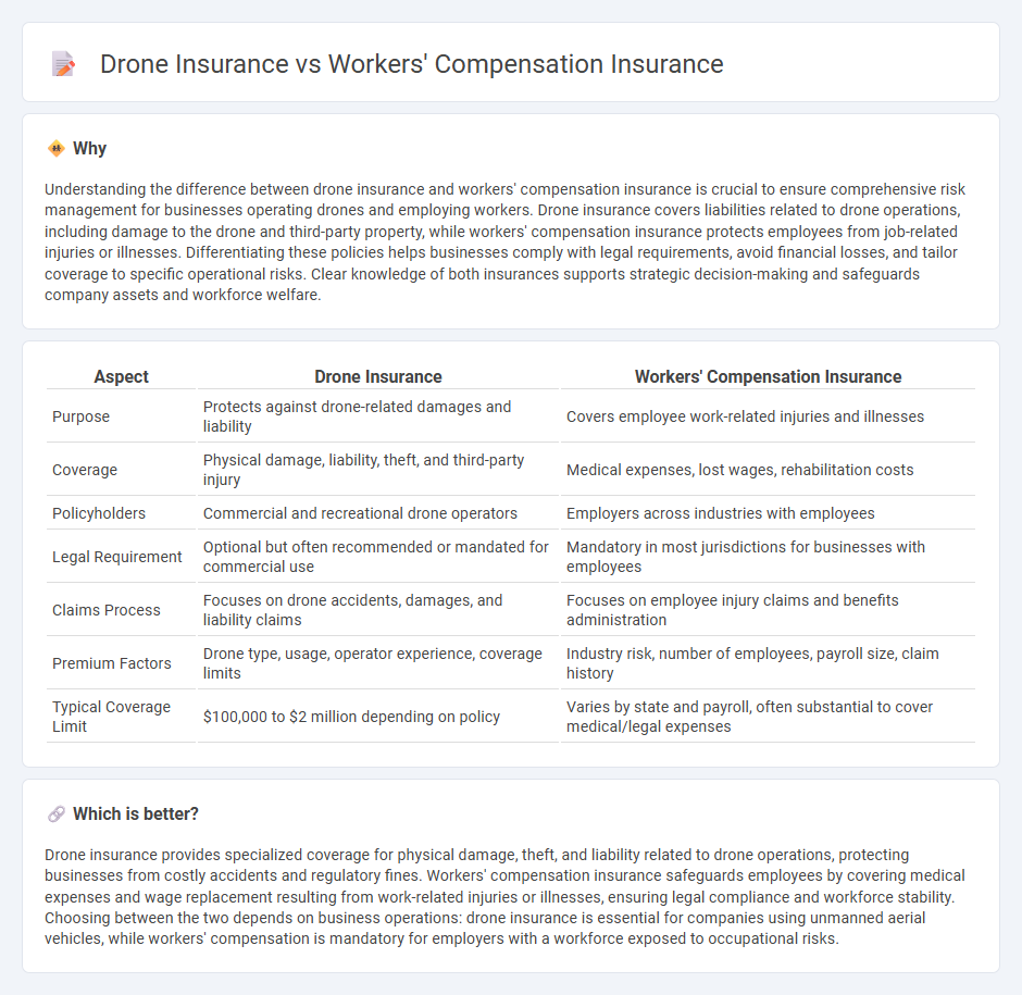 Drone Insurance vs Workers' Compensation Insurance in Insurance