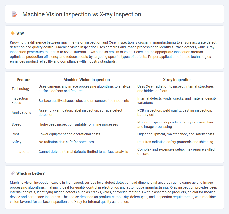 Machine Vision Inspection vs X-Ray Inspection in Manufacturing