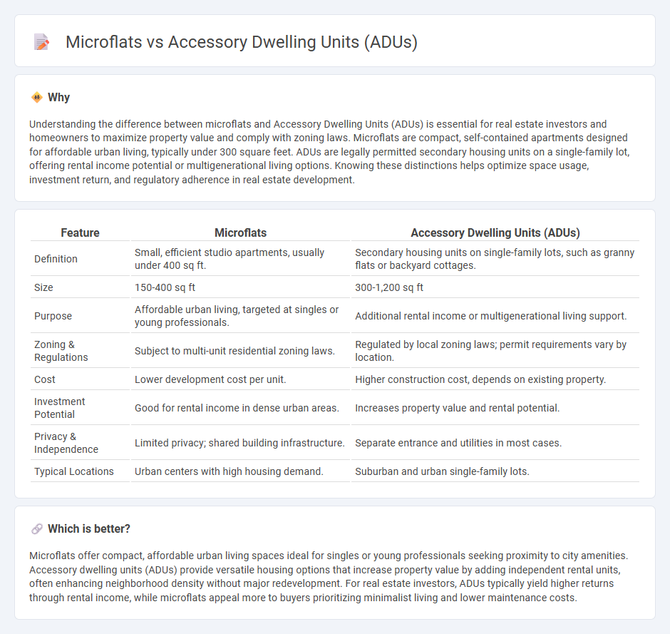 Microflats vs Accessory Dwelling Units (Adus) in Real Estate