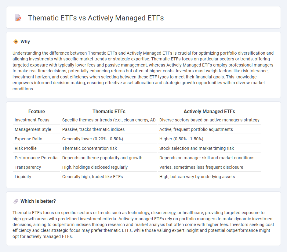Thematic Etfs vs Actively Managed Etfs in Finance