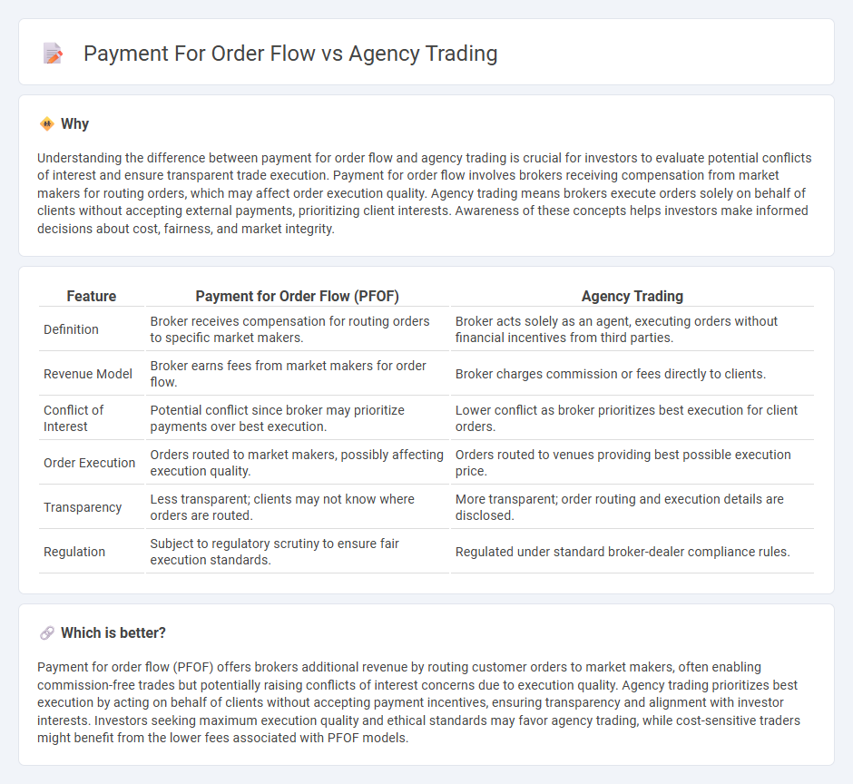 Payment For Order Flow vs Agency Trading in Finance