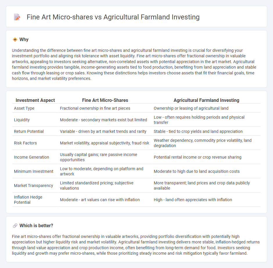 Fine Art Micro-Shares vs Agricultural Farmland Investing in Investment