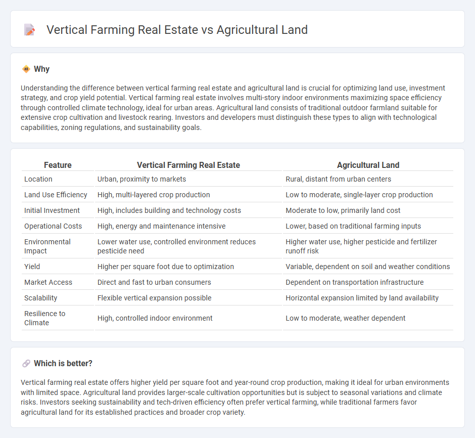 Vertical Farming Real Estate vs Agricultural Land in Real Estate