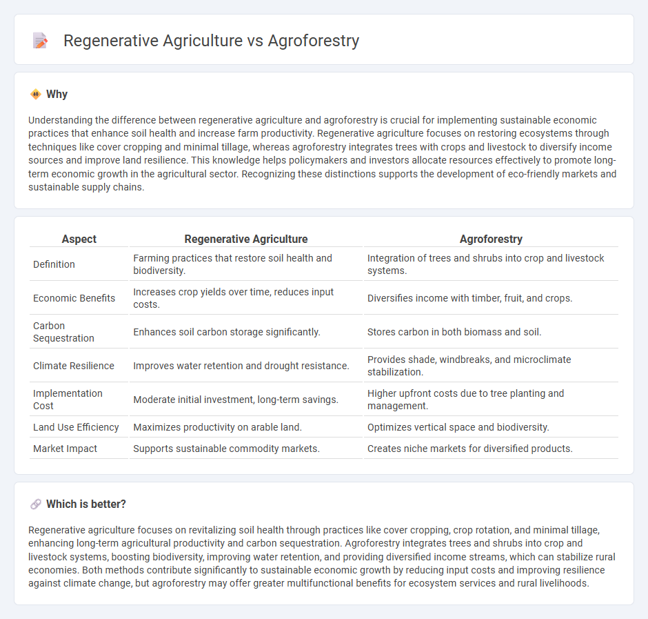 Regenerative Agriculture vs Agroforestry in Economy
