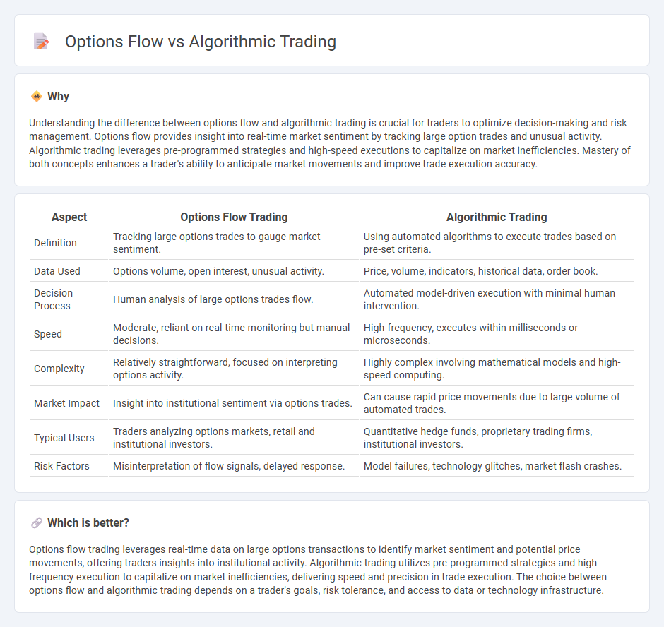 Options Flow vs Algorithmic Trading in Trading