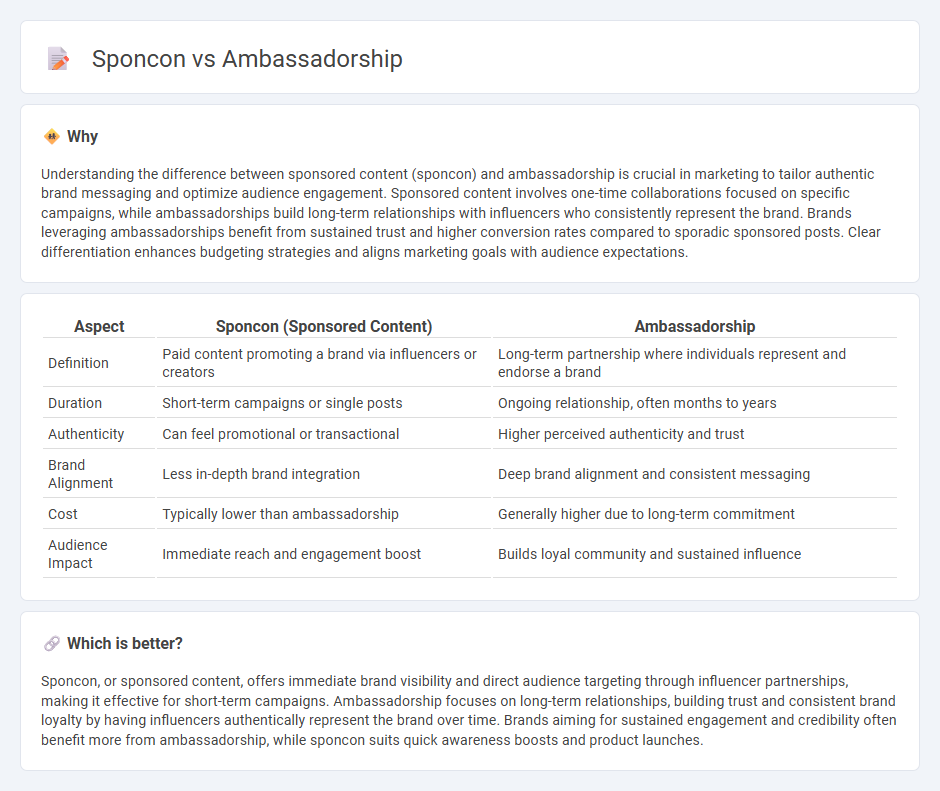 Sponcon vs Ambassadorship in Marketing