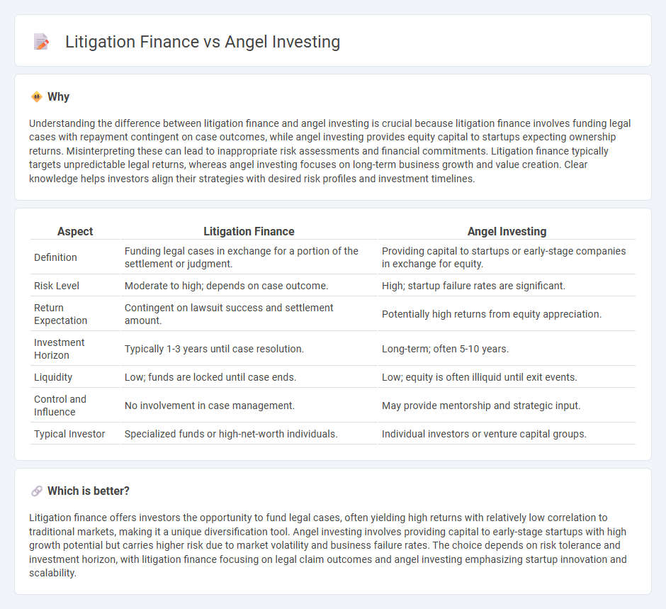 Litigation Finance vs Angel Investing in Investment