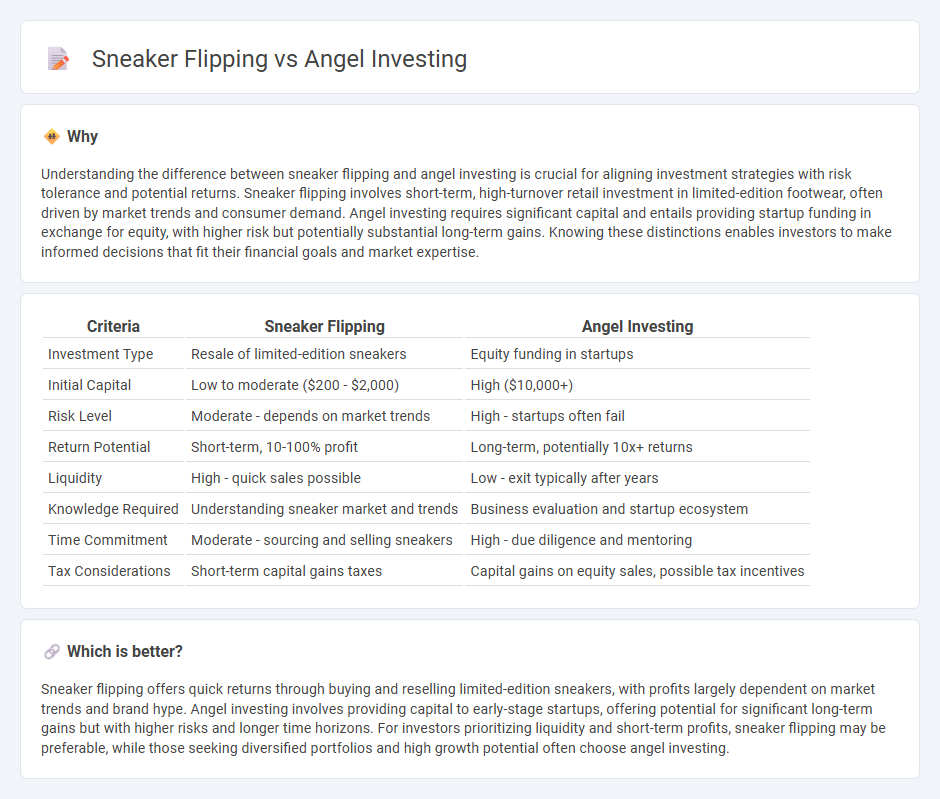 Sneaker Flipping vs Angel Investing in Investment