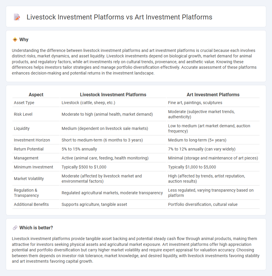 Livestock Investment Platforms vs Art Investment Platforms in Investment