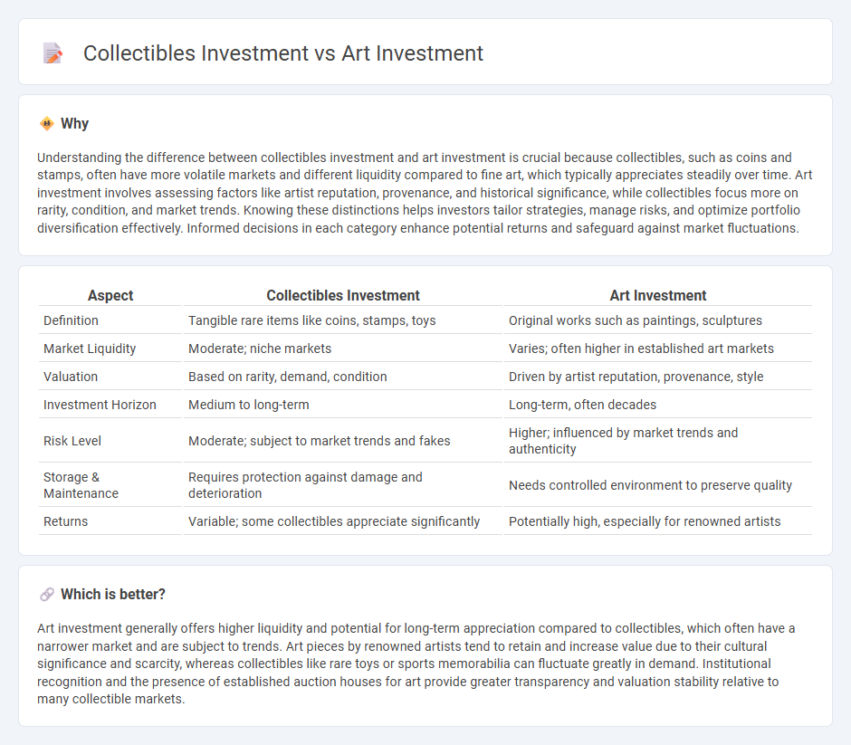 Collectibles Investment vs Art Investment in Investment