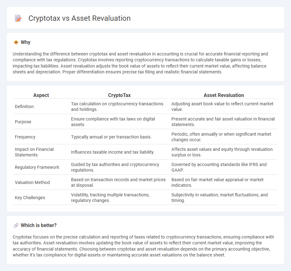 Cryptotax vs Asset Revaluation in Accounting