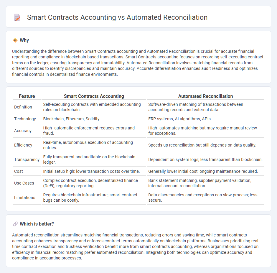 Smart Contracts Accounting vs Automated Reconciliation in Accounting