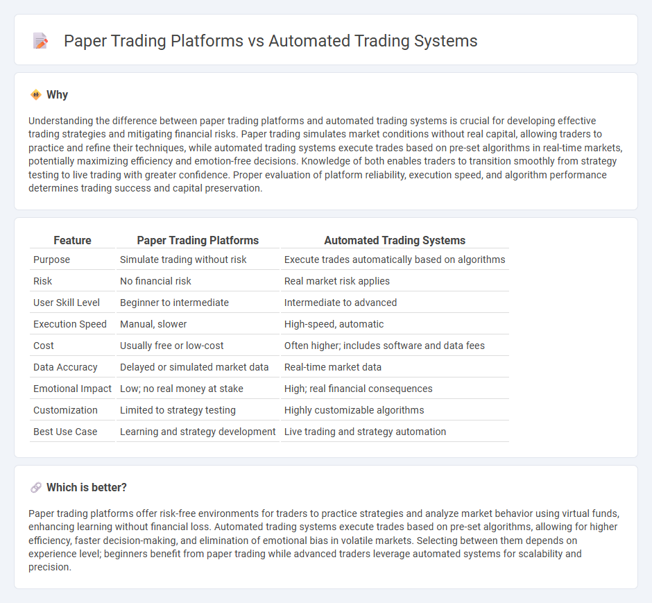 Paper Trading Platforms vs Automated Trading Systems in Trading