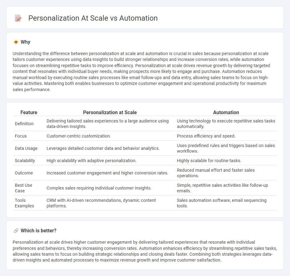Personalization At Scale vs Automation in Sales