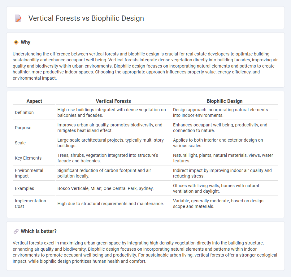Vertical Forests vs Biophilic Design in Real Estate