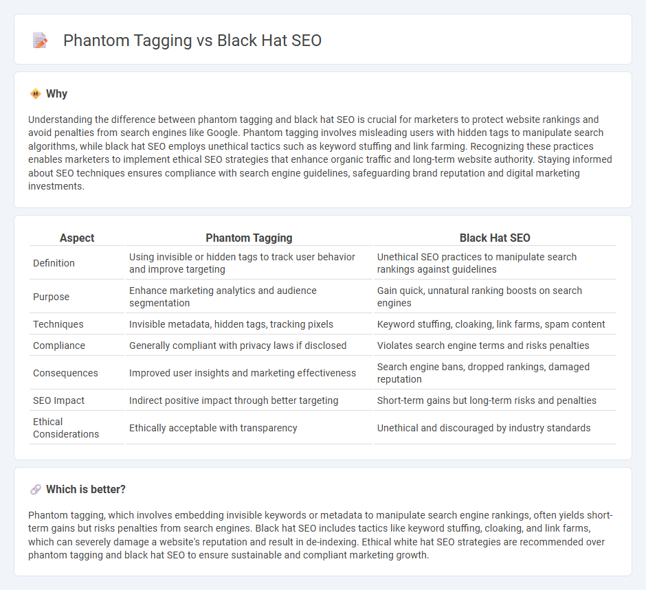 Phantom Tagging vs Black Hat Seo in Marketing