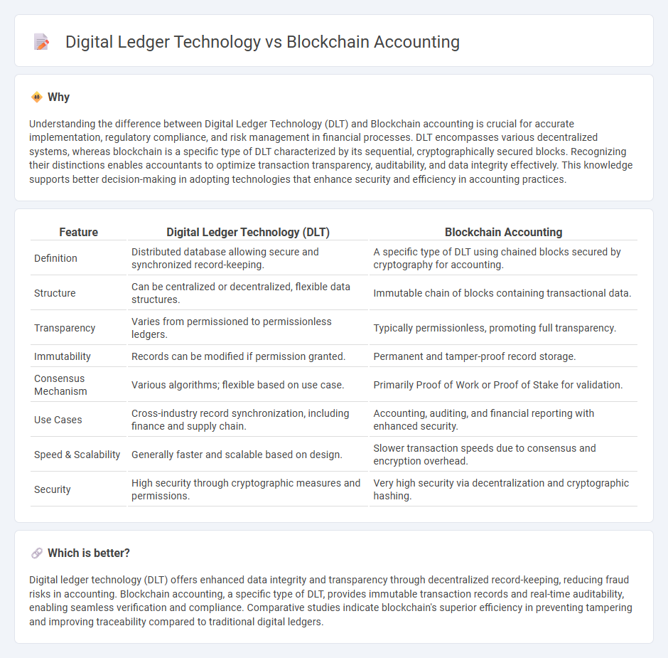 Digital Ledger Technology vs Blockchain Accounting in Accounting