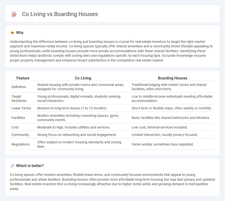 Co Living vs Boarding Houses in Real Estate