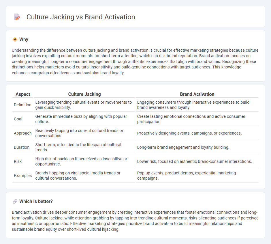 Culture Jacking vs Brand Activation in Marketing