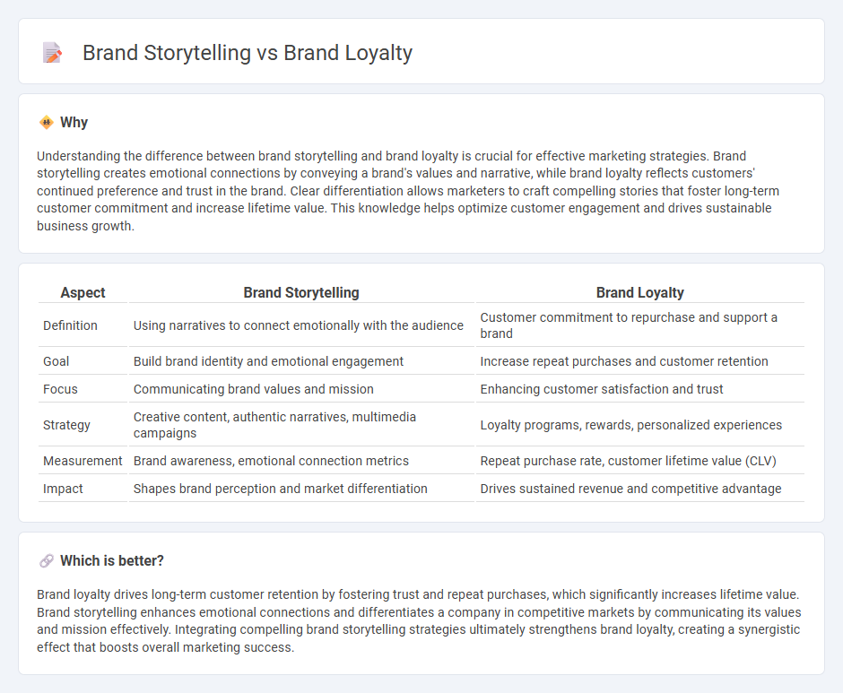 Brand Storytelling vs Brand Loyalty in Marketing
