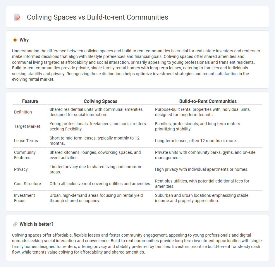 Coliving Spaces vs Build-To-Rent Communities in Real Estate