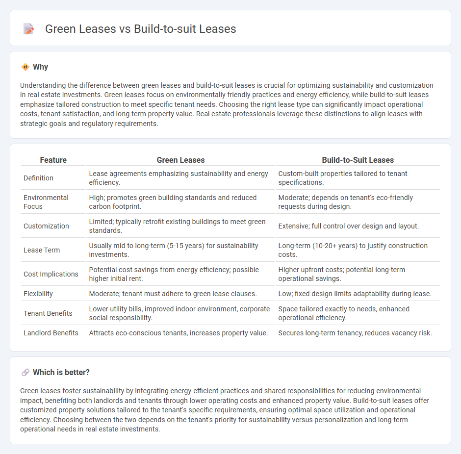 Green Leases vs Build-To-Suit Leases in Real Estate
