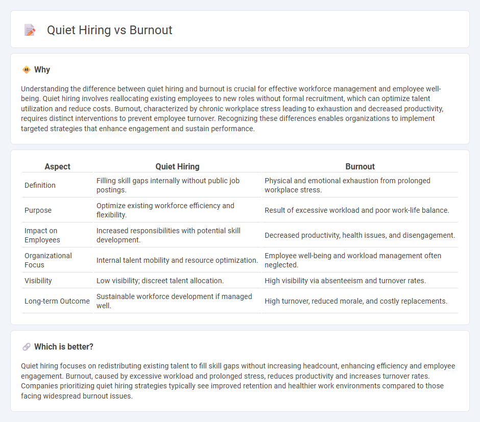 Quiet Hiring vs Burnout in Employment