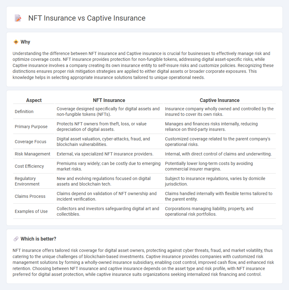 Nft Insurance vs Captive Insurance in Insurance