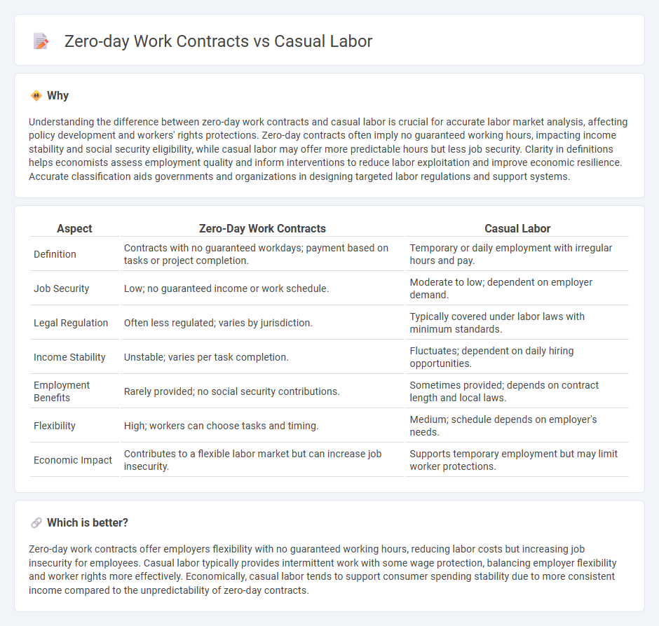 Zero-Day Work Contracts vs Casual Labor in Economy