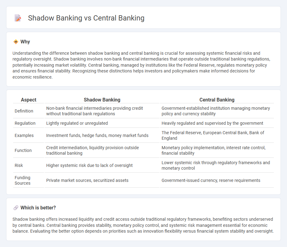 Shadow Banking vs Central Banking in Finance