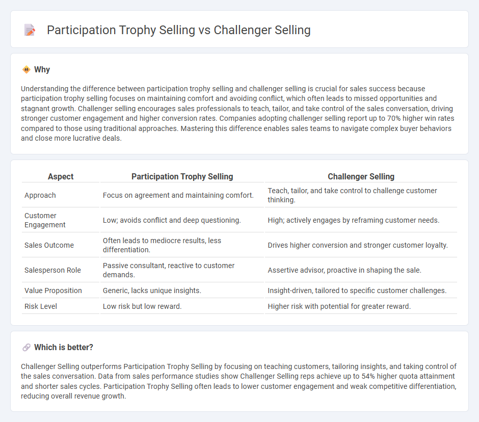 Participation Trophy Selling vs Challenger Selling in Sales