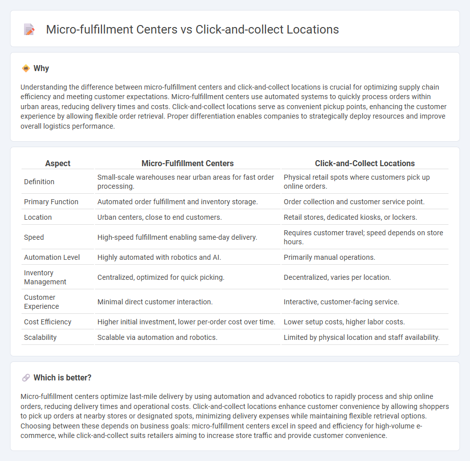 Micro-Fulfillment Centers vs Click-And-Collect Locations in Logistics
