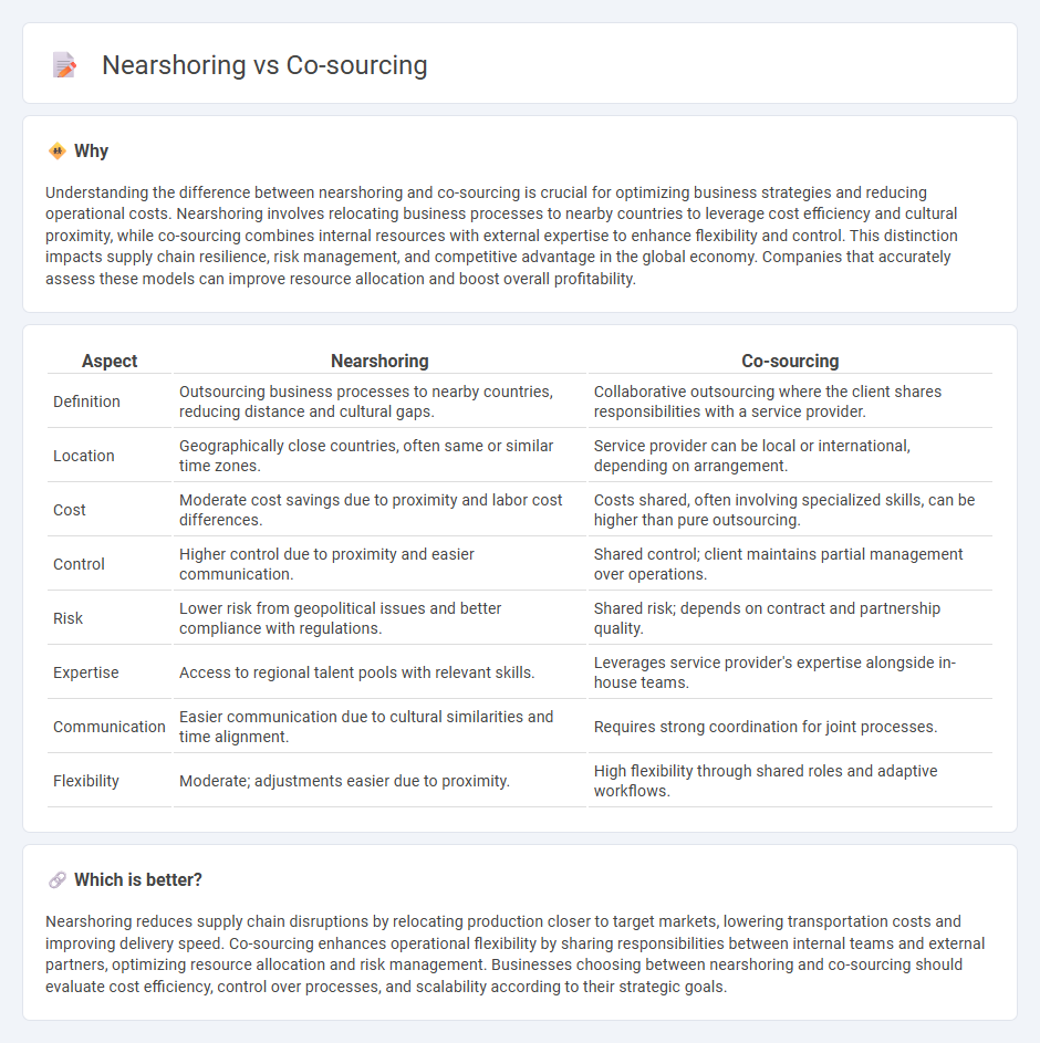 Nearshoring vs Co-Sourcing in Economy