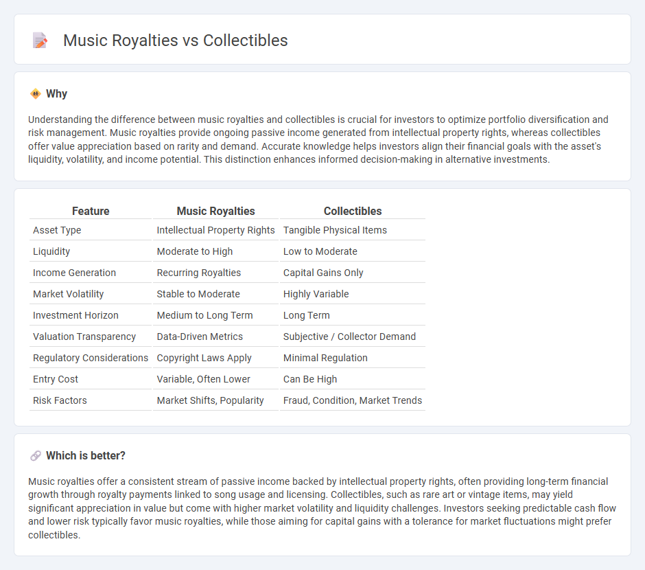 Music Royalties vs Collectibles in Investment