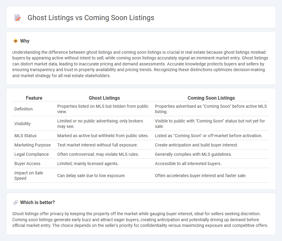 Ghost Listings vs Coming Soon Listings in Real Estate
