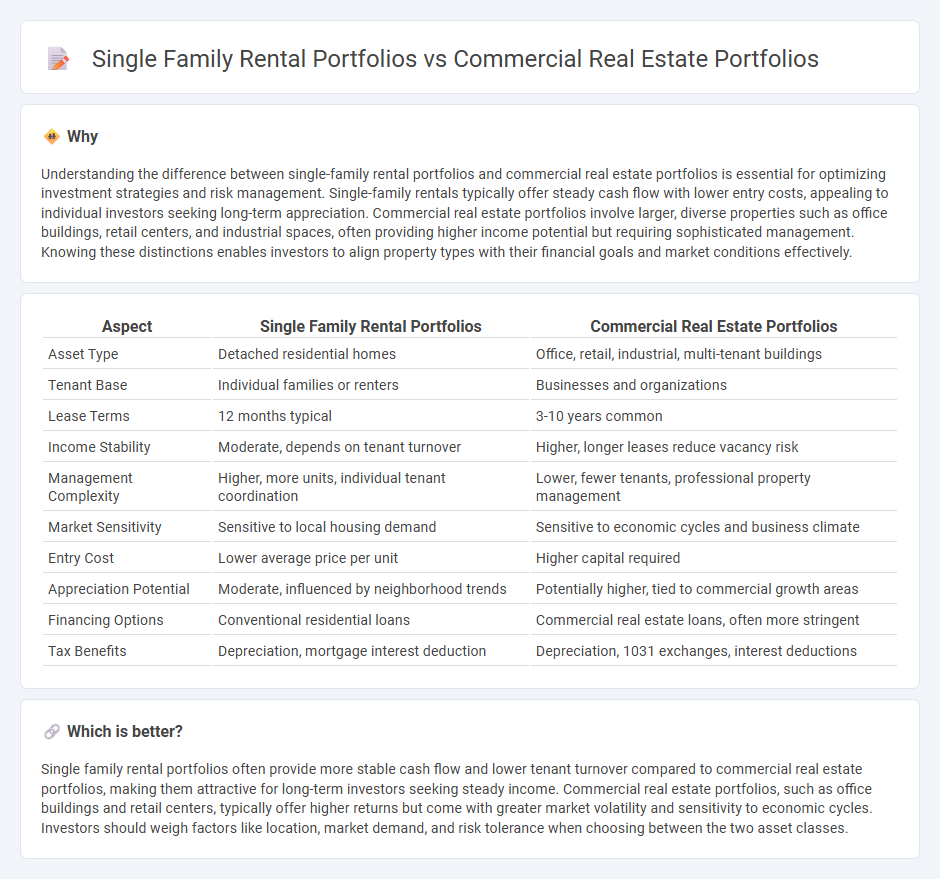 Single Family Rental Portfolios vs Commercial Real Estate Portfolios in Real Estate