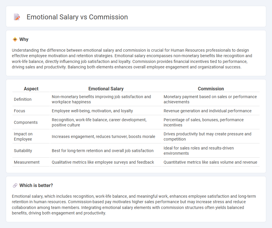 Emotional Salary vs Commission in Human Resources