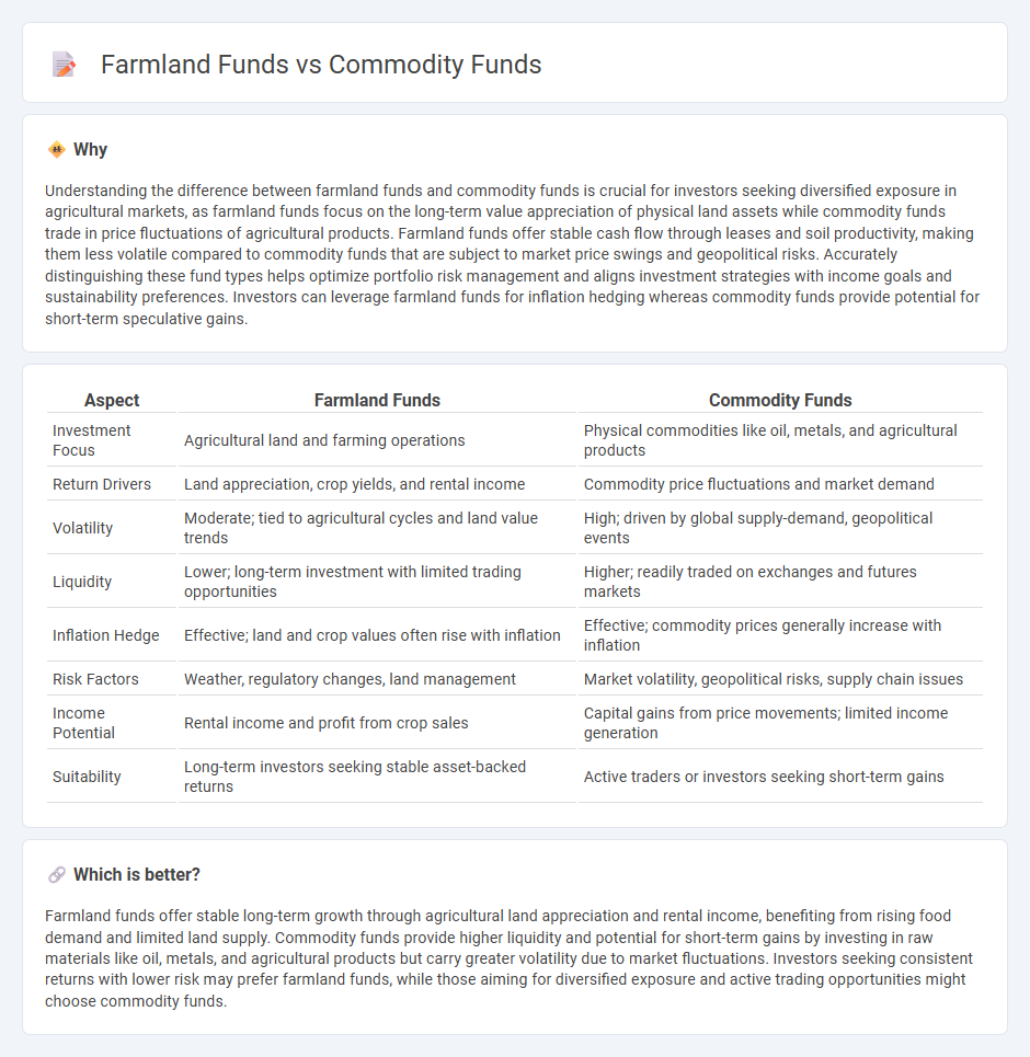 Farmland Funds vs Commodity Funds in Investment