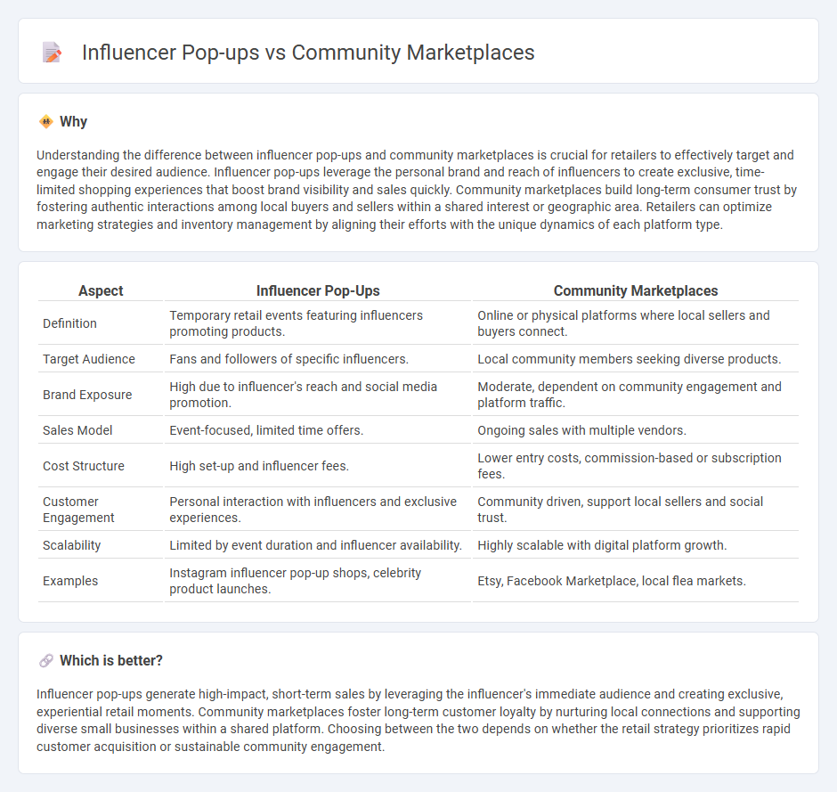 Influencer Pop-Ups vs Community Marketplaces in Retail
