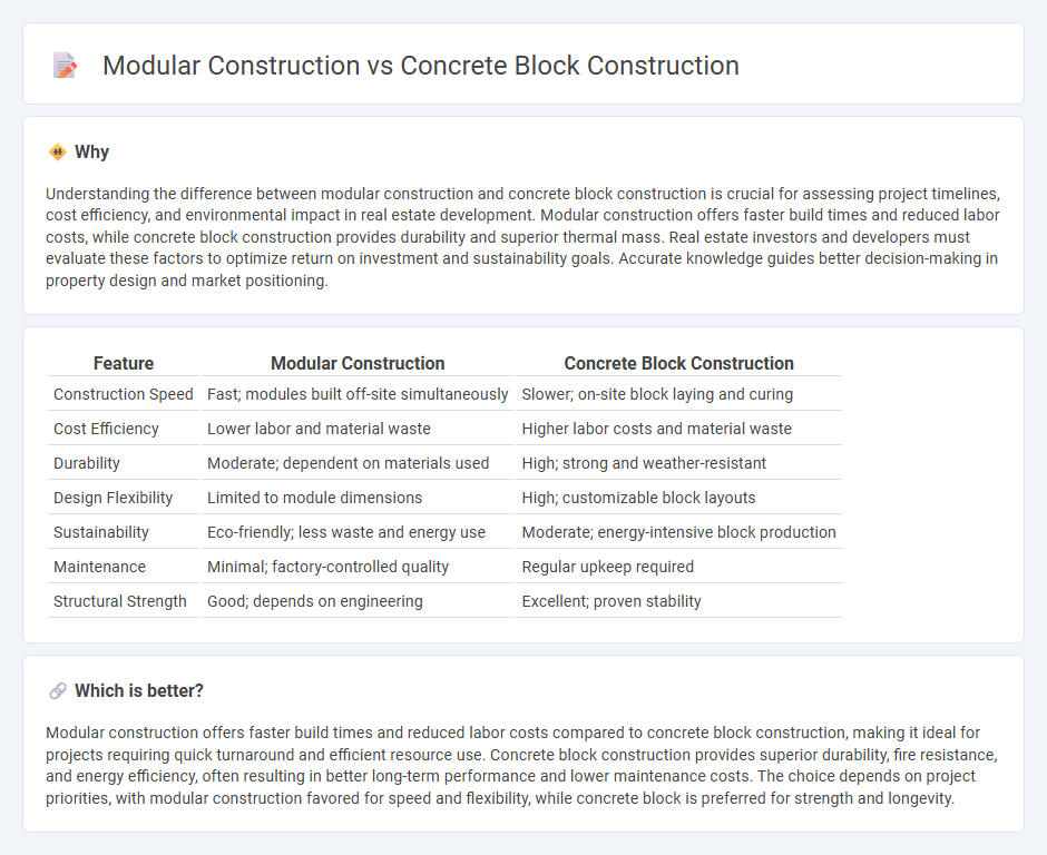 Modular Construction vs Concrete Block Construction in Real Estate