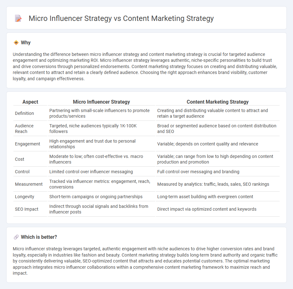 Micro Influencer Strategy vs Content Marketing Strategy in Marketing