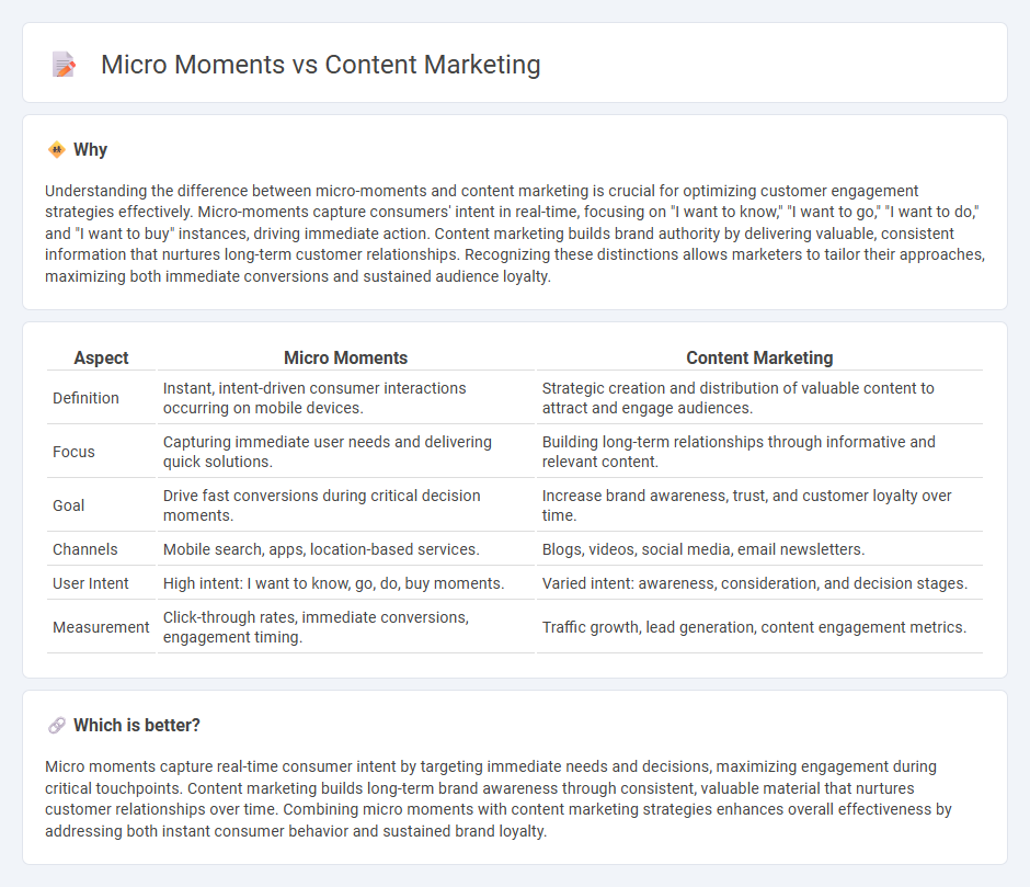 Micro Moments vs Content Marketing in Marketing