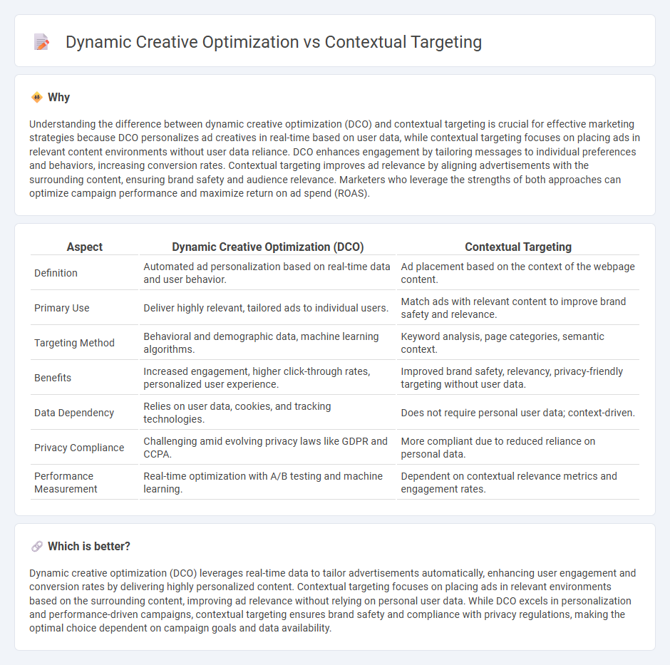 Dynamic Creative Optimization vs Contextual Targeting in Marketing