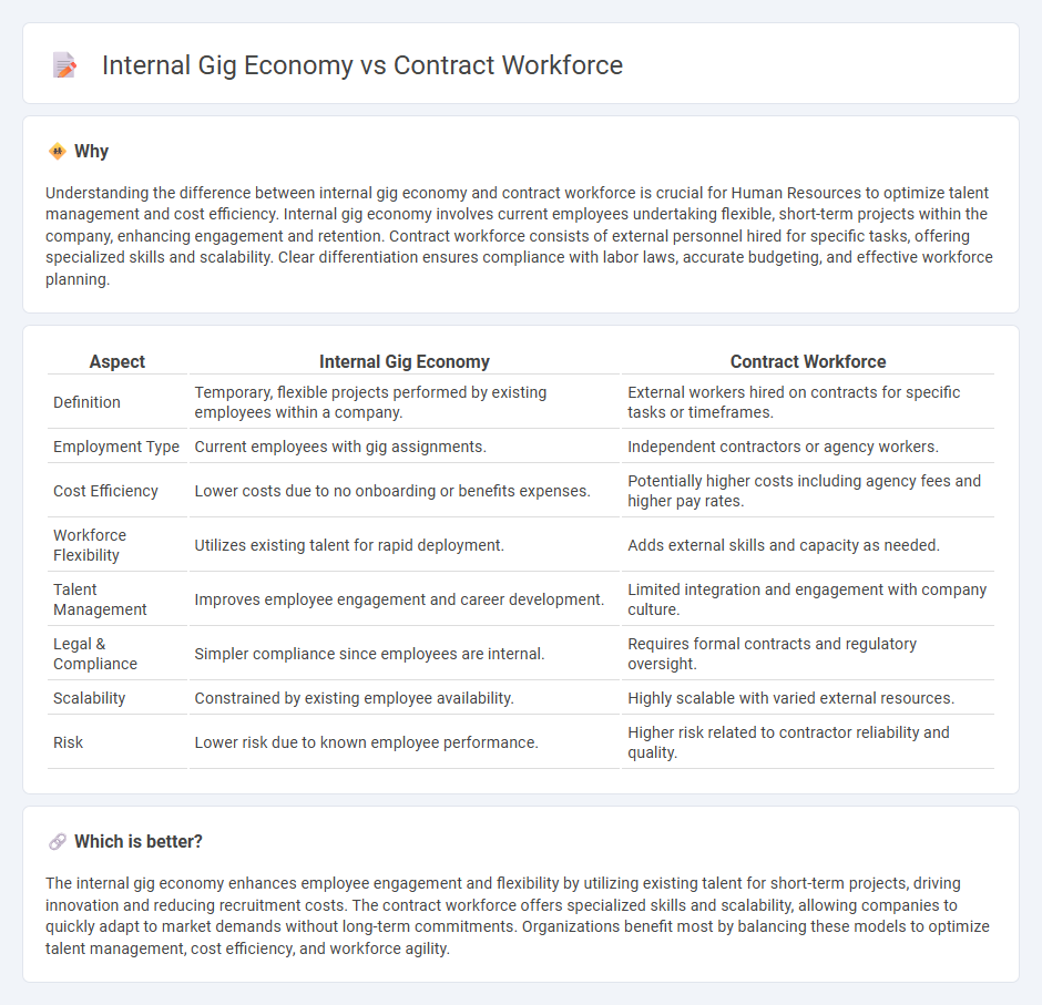 Internal Gig Economy vs Contract Workforce in Human Resources