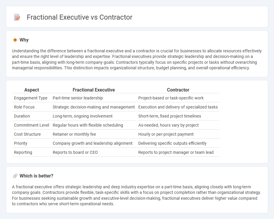 Fractional Executive vs Contractor in Employment