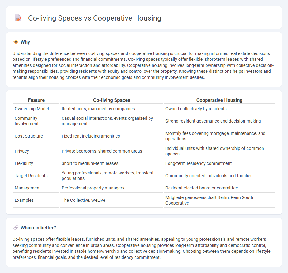 Co-Living Spaces vs Cooperative Housing in Real Estate