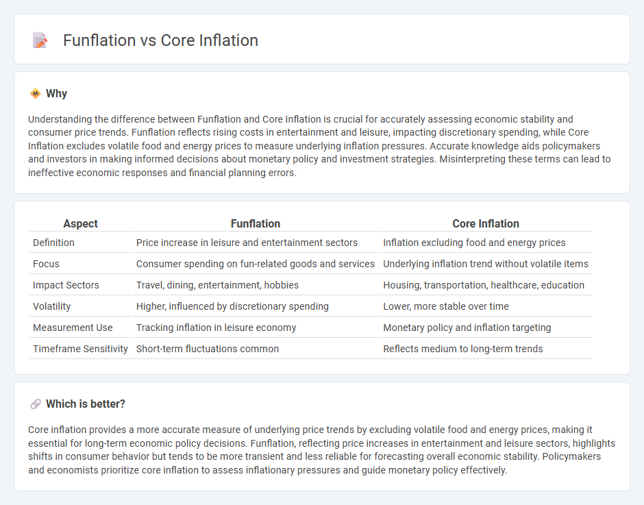 Funflation vs Core Inflation in Economy
